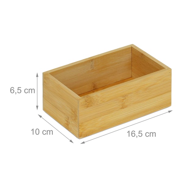 Organisationslåda, 6.5x16.5x10 cm, Natur, Kodustaar
