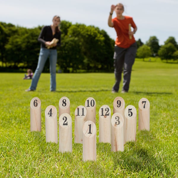Kubb-pelisarja, Puu, 18x28x18.5 cm, Luonnonvärinen, Kodustaar