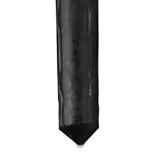Puutarhaobelisk, 100x15 cm, musta