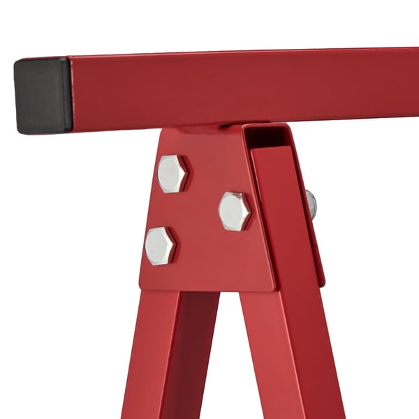 Sågbockset, 75x78x40 cm, Röd