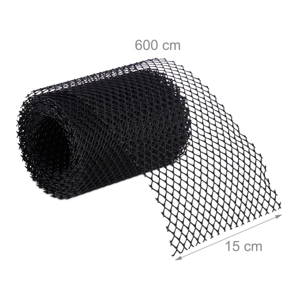 Kouruharjan kiinnikkeet, 0.1x15x600 cm, musta, Kodustaar