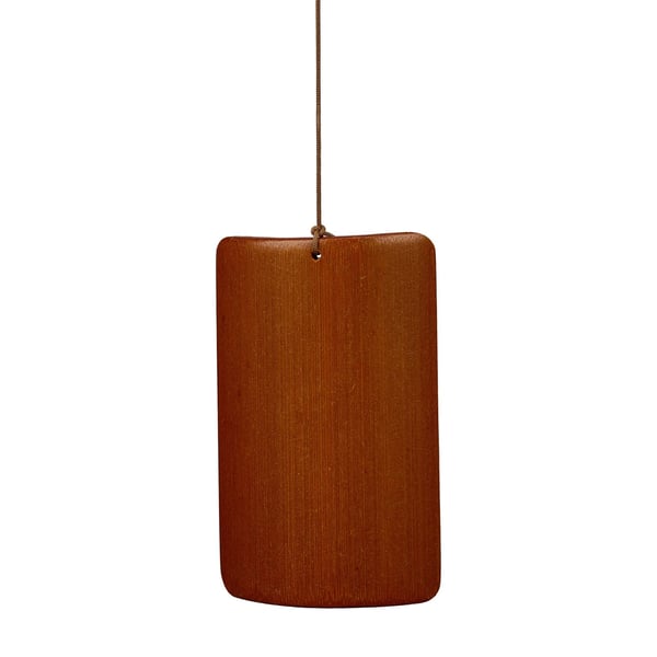 Vindspil, Bambus Sejlbåd, 72x20x6 cm, Brun