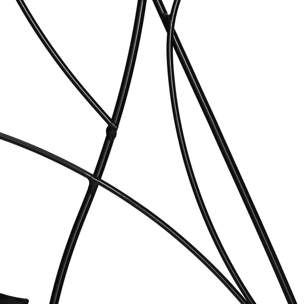 Metalgitter Sæt, 144x39x1 cm, Sort, Kodustaar
