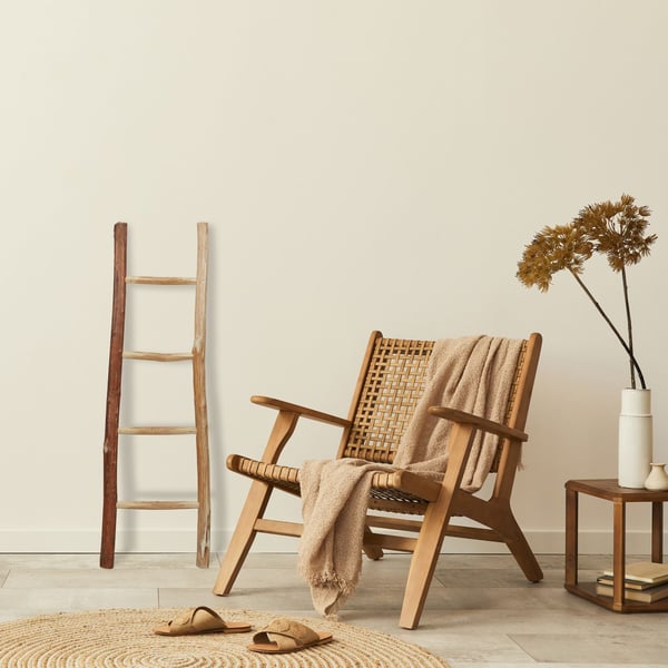 Koristeellinen tikas, kastanjapuu, 116x35x4.5 cm, luonnollinen