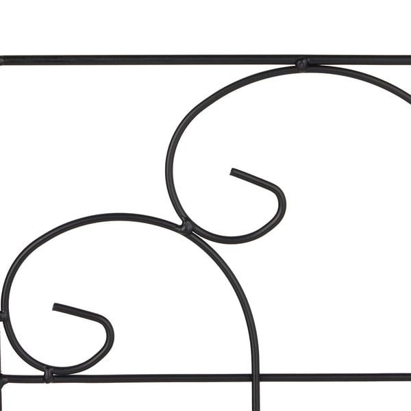 Espalier Sæt, 220x50x1.5 cm, Sort, Kodustaar