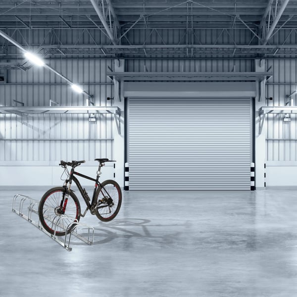 Cykelställ, 27x163,5x33 cm, Silver, Kodustaar