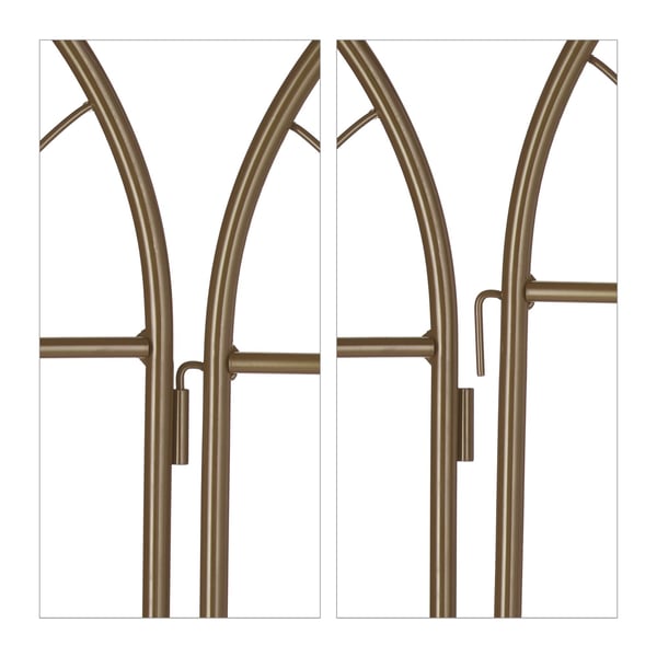 Espalier-sæt, 220x52x2 cm, Brun