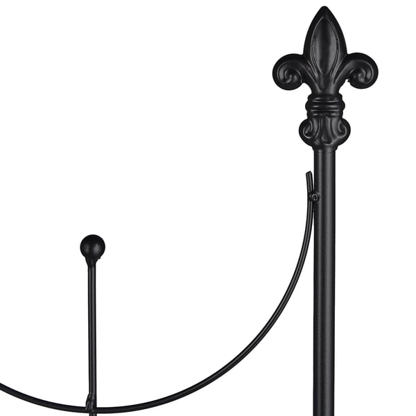 Espalier-sæt, 183x46x1 cm, Sort
