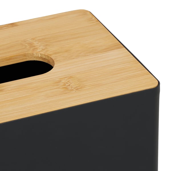 Servetthållare, 10x26x14 cm, Svart, Kodustaar