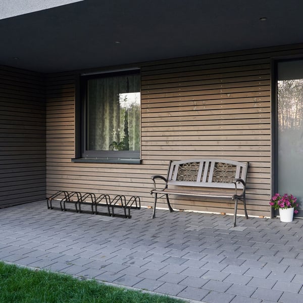 Cykelställ, 27x163,5x33 cm, Svart, Kodustaar