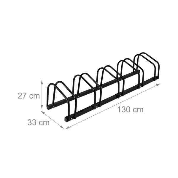 Cykelställ, 27x130x33 cm, Svart, Kodustaar