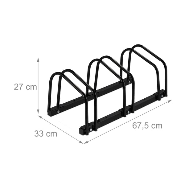Cykelställ, 27x67,5x33 cm, Svart, Kodustaar