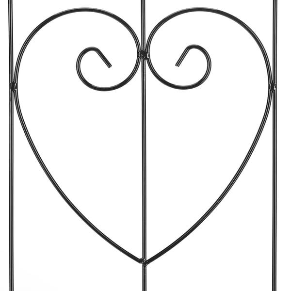 Espalier-sæt, 180x50x2,5 cm, Sort, Kodustaar