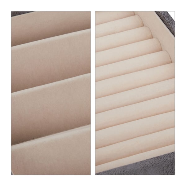 Smykkeorganisator, 5x30x21 cm, Creme, Kodustaar