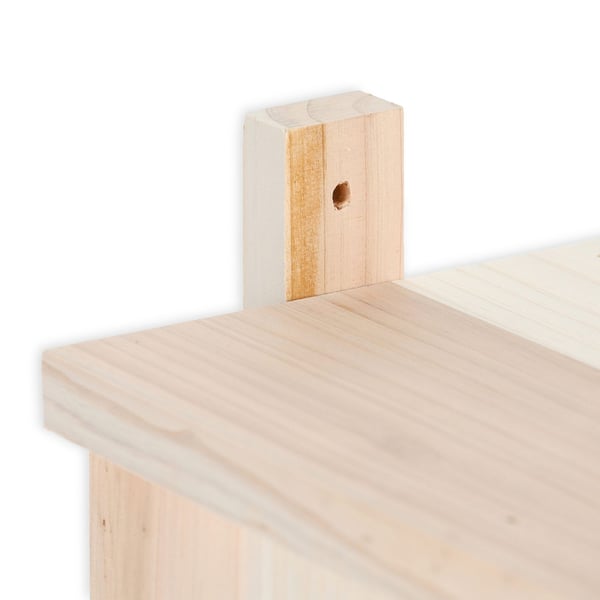 Pesälaatikko, 25x15x21.5 cm, luonnollinen, Kodustaar