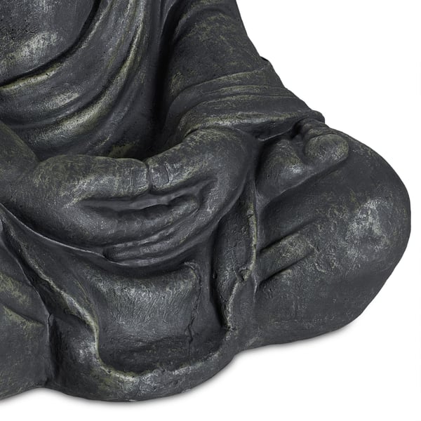 Buddha-patsas, 70x45x35 cm, harmaa