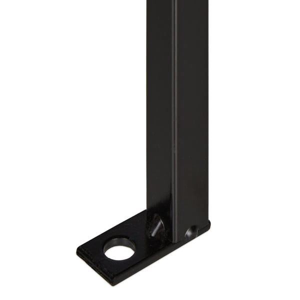 Havebue, Metal, 224x110x41 cm, Sort, Kodustaar