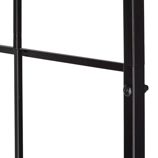 Havebue, Metal, 224x110x41 cm, Sort, Kodustaar