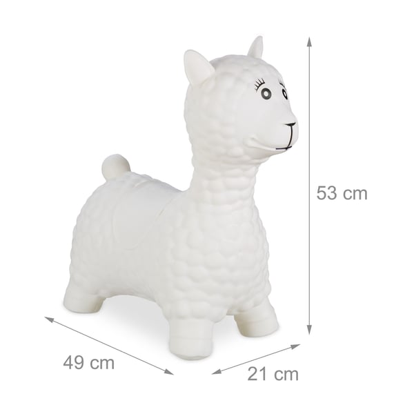 Bouncy Hopper, 53x49x21 cm, Hvid, Kodustaar