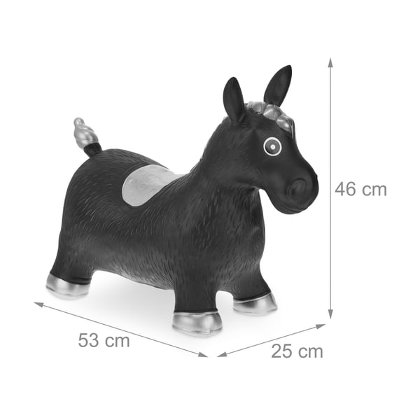 Bouncy Hopper, 46x25x53 cm, Sort, Kodustaar