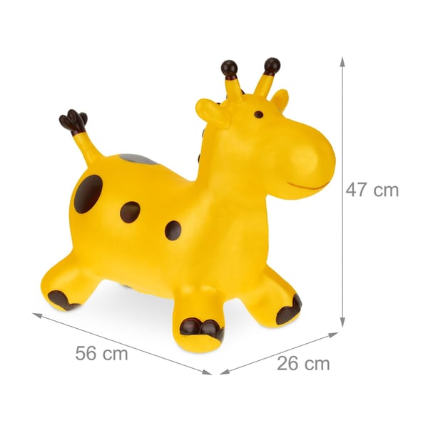 Bouncy Hopper, 47x26x56 cm, Gul, Kodustaar