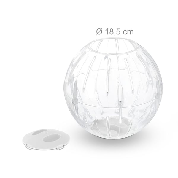 Hamsteripallo, 18,5 cm, valkoinen, Kodustaar