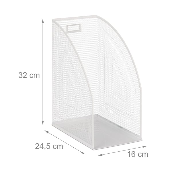 Filorganisator, 32x16x24,5 cm, Hvid, Kodustaar