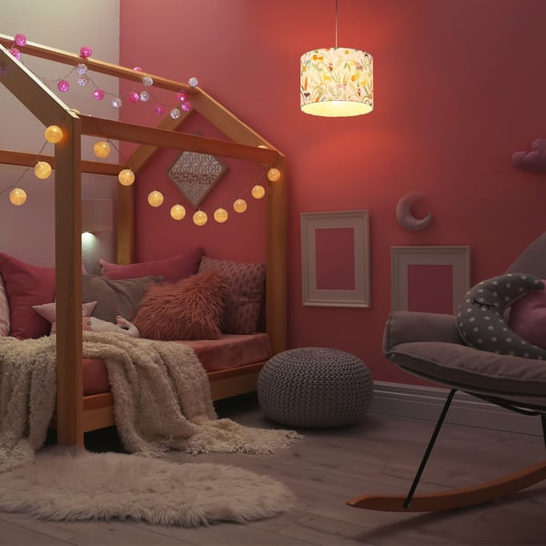 Taklampa för barn, 140x35 cm, Flerfärgad, Plast