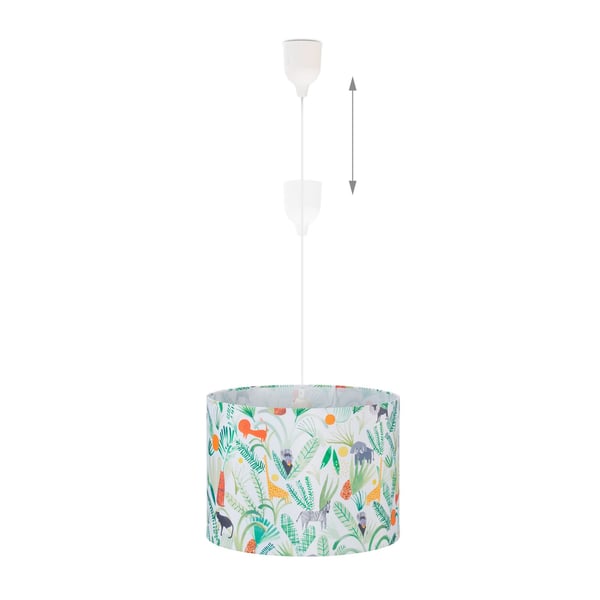 Taklampa för barn, 140x35 cm, Flerfärgad, Plast