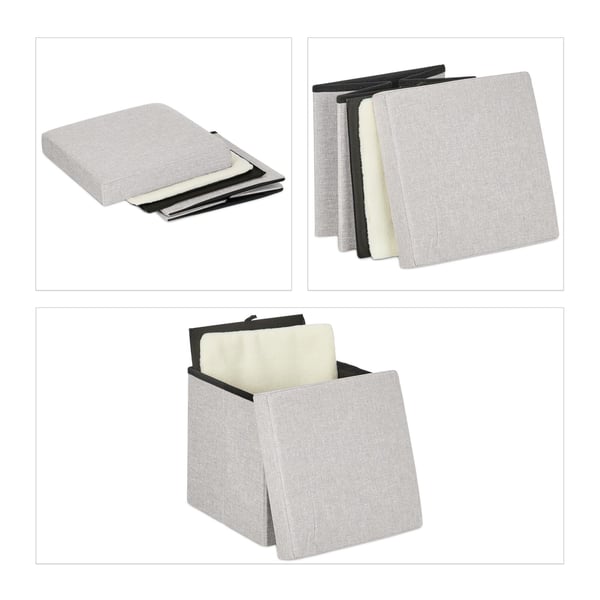 Kissajakkara luolalla, 38,5x37x37 cm, beige