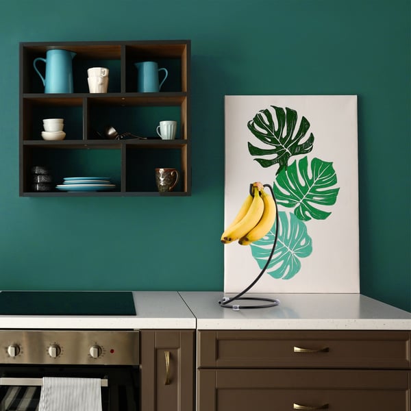 Banaaniteline, 33x17 cm, musta, Kodustaar