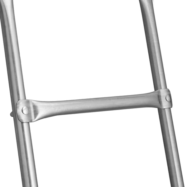 Trampoliinitikkaat, 76x37x6 cm, Hopea