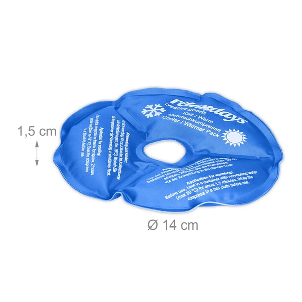 Polvisuojat, 4-osainen geelisarja, 1,5x14 cm, sininen, Kodustaar