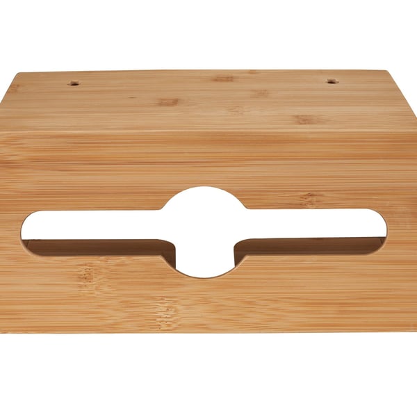 Paperipyyheannostelija, bambu, 20x27x13 cm, luonnollinen, Kodustaar