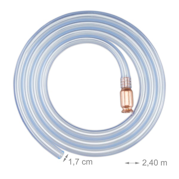 Sifoniletku, 240 cm, Läpinäkyvä, Kodustaar