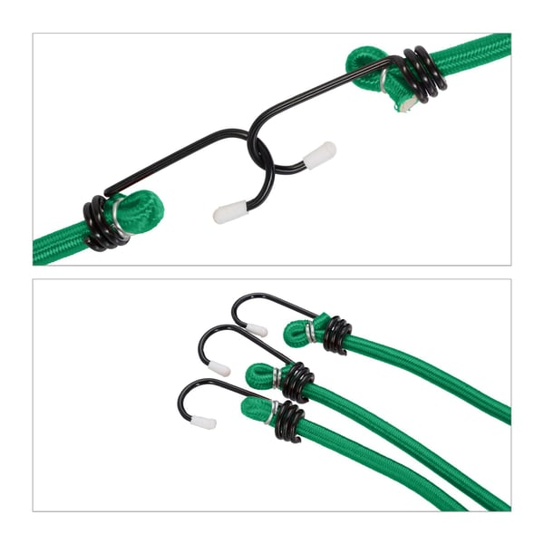 Bungee snorsæt, 100x0,6 cm, Grøn, Kodustaar