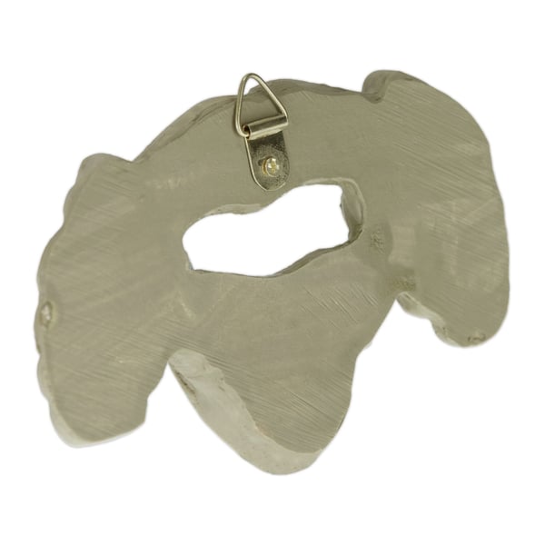 Puutarhakoriste, puun kasvot -koriste, 8.5x12.5x2 cm, beige, Kodustaar