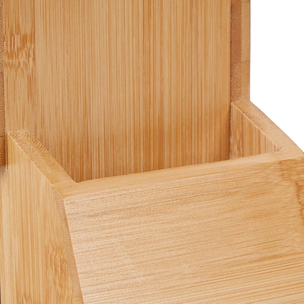 Knivblock, Bambu, 21x11x22 cm, Natur, Kodustaar
