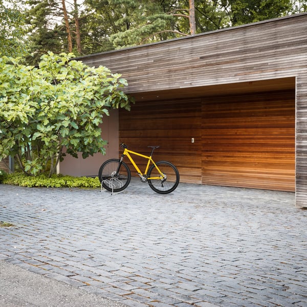 Cykelstativ, 26x38.5x33.5 cm, Sølv, Metal, Kodustaar