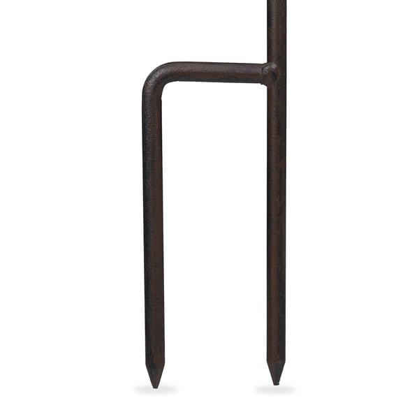 Fågelmatare, 115x15x16 cm, Brun, Gjutjärn