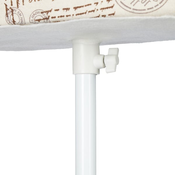 Provdocka, Justerbar Skräddardocka, 130-167x41x34 cm, Vit, Kodustaar
