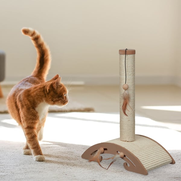 Kradsetræ til kat, 52x42x22 cm, Brun