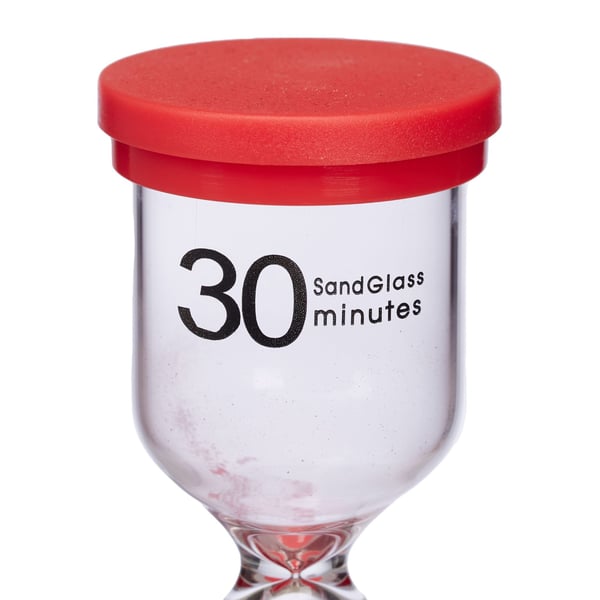 Timglass-set, 11x4,5 cm, Svart, Blå, Gul, Grön, Orange, Röd, Kodustaar