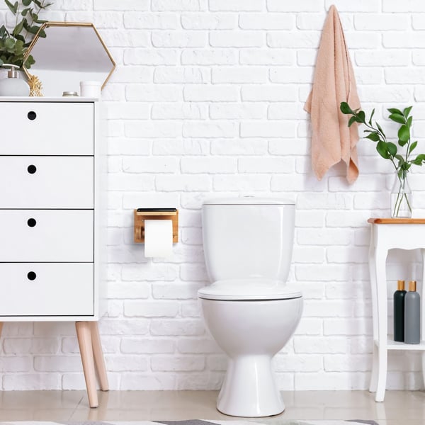 Wc-paperiteline, bambu, 12x16x10 cm, luonnollinen