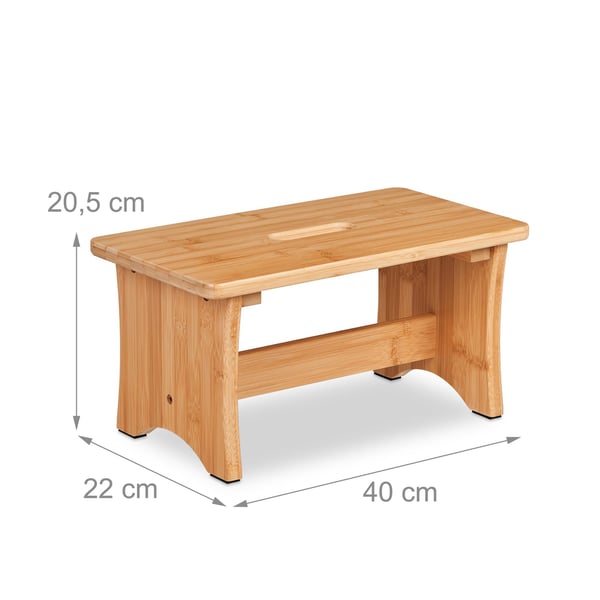 Pall, Bambu, 20.5x40x22 cm, Natur, Kodustaar