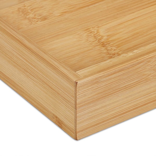 Maustehylly, 2 kpl bambu maustehyllysetti, 5x20x38 cm, luonnonväri, Kodustaar