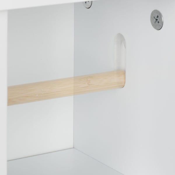 Toiletskab, 87,5x22x17,5 cm, Hvid