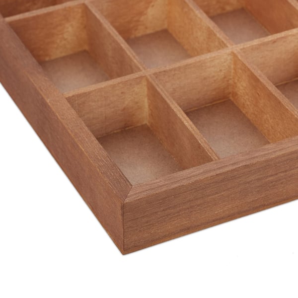 Organisationslåda, Trä, 3,5x32x26 cm, Natur, Kodustaar