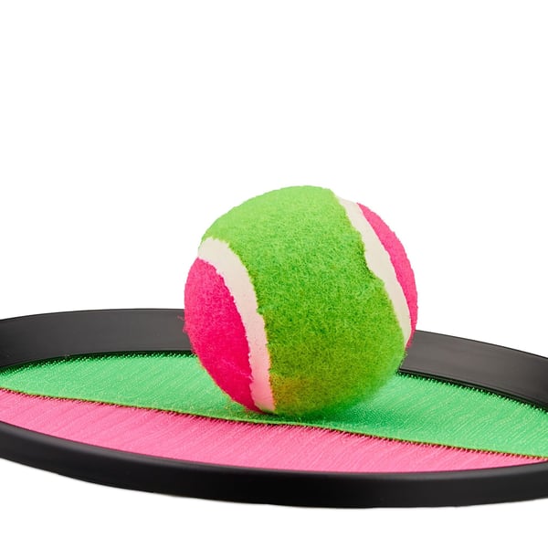Heittopallopeli, 2x20,5 cm, pinkki, vihreä, Kodustaar