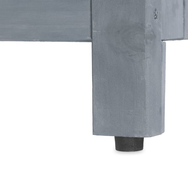 Istutuslaatikko säleiköllä, 171x71.5x32 cm, harmaa, puinen